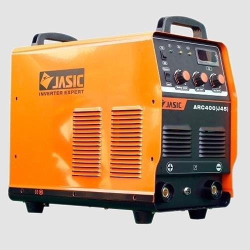 Máy hàn que Jasic ARC 400 J45, dòng 20-400A, inverter IGBT tiên tiến, hàn que 5.0 mm liên tục hiệu suất 80%, mối hàn đẹp, tiết kiệm điện