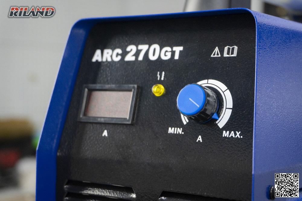 Máy hàn Riland ARC 270GT, hiệu suất cao, công nghệ Richip, hoạt động ổn định điện áp yếu