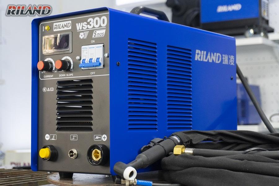Máy hàn Riland WS 300S hàn vật liệu 0,5-8 mm và điều chỉnh dòng linh hoạt; “máy hàn TIG 300S” đảm bảo chất lượng & độ bền cao.