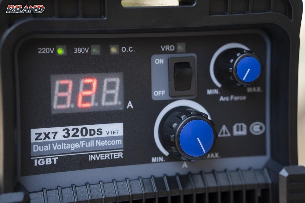 Máy hàn Riland ZX7-320DS, dòng hàn ổn định, tuổi thọ cao, công nghệ tiên tiến cho mối hàn chuyên nghiệp, an toàn tuyệt đối