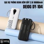 Pin Dự Phòng 10000mAh DEIOG DY-104,  Sạc nhanh, an toàn, gọn nhẹ, tương thích iPhone, Android, Samsung