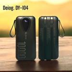 Pin Dự Phòng 10000mAh DEIOG DY-104,  Sạc nhanh, an toàn, gọn nhẹ, tương thích iPhone, Android, Samsung