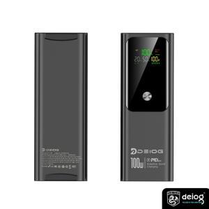 Pin Dự Phòng 25000mAh Deiog DY-209 Chính Hãng, Công Suất Lớn, 2 Cổng Sạc Nhanh USB + Type-C, Sạc Được 3 Thiết Bị Cùng Lúc, An Toàn Cho iPhone Samsung Android iPad, Hỗ Trợ Du Lịch Dài Ngày