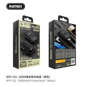 Remax RPP-101 10000mAh – Pin Dự Phòng Mini, Power Bank Chính Hãng, Sạc Nhanh, Bảo Vệ Quá Nhiệt, Chống Sốc, Tiện Lợi Mang Theo, Phù Hợp Điện Thoại, Tablet, Laptop, Du Lịch, Công Tác, Học Tập