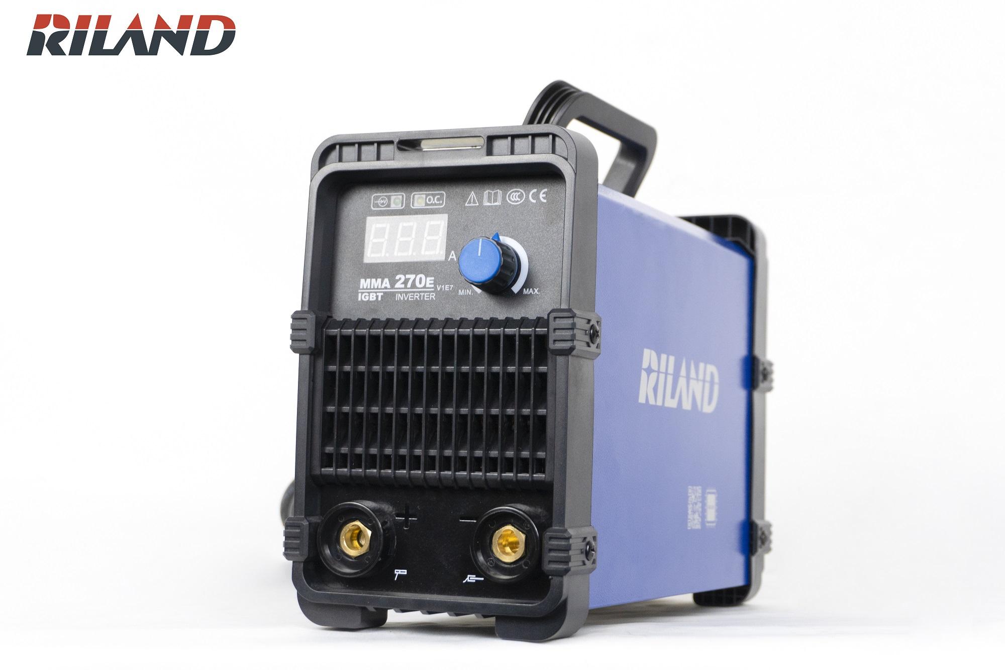 RILAND MMA 270E, máy hàn chuyên dụng IGBT, vận hành êm ái, tiết kiệm năng lượng, hoàn hảo cho thợ cơ khí