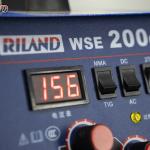RILAND WSE 200G, máy hàn TIG AC/DC Mosfet, điều chỉnh dòng & độ rộng mối, hỗ trợ 2T/4T, trễ khí linh hoạt, tỷ lệ mồi hồ quang 99%, mánh tản nhiệt hiệu quả, mối hàn đẹp & ổn định