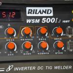 RILAND WSM 500IJ, máy hàn TIG công nghiệp 500A đa chế độ (TIG / TIG xung / que), hỗ trợ điều chỉnh xung, cân bằng AC, chế độ lặp lại REP, tản nhiệt hiệu quả, lý tưởng cho công trình nặng & inox dày