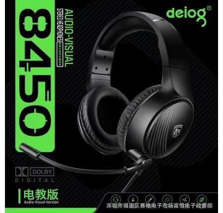 Tai nghe Gaming DEIOG E8450, âm thanh vòm 360°, micro chống ồn, đèn LED RGB cực chất, đệm tai mềm, jack 3.5mm tương thích PC, laptop, PS5, Xbox, điện thoại