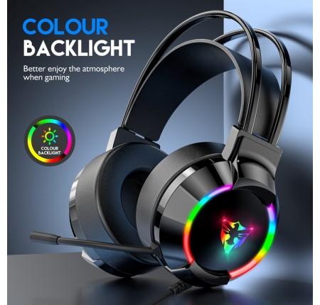 Tai Nghe Gaming G606 LED RGB USB 7.1, Âm Thanh Vòm Chân Thực, Đèn LED Đa Màu, Mic Giảm Ồn, Thoải Mái Khi Chơi Game Dài Giờ, Tương Thích PC Laptop PS5