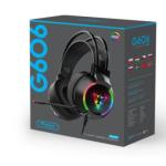 Tai Nghe Gaming G606 LED RGB USB 7.1, Âm Thanh Vòm Chân Thực, Đèn LED Đa Màu, Mic Giảm Ồn, Thoải Mái Khi Chơi Game Dài Giờ, Tương Thích PC Laptop PS5