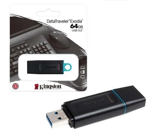 USB Kingston 64GB, tốc độ truyền dữ liệu vượt trội, bền bỉ và tiện lợi cho mọi nhu cầu