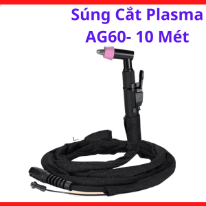 Súng Cắt Plasma AG60 10 Mét, Phụ Kiện Máy Cắt Plasma Công Suất Trung Bình, Hỗ Trợ Dẫn Điện Và Khí Ổn Định, Phù Hợp Xưởng Cơ Khí, Thi Công Công Trình Và Gia Công Kim Loại Liên Tục, kho linh kiện máy hàn.