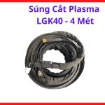 Súng Cắt Plasma LGK40 Dài 4 Mét, Mỏ Cắt Plasma CUT40 40A Dùng Cho Máy Cắt Plasma Inverter, Dây Mềm Chịu Nhiệt, Đầu Cắt Ổn Định Cho Xưởng Cơ Khí, Gia Công Sắt Thép Inox, Phụ Kiện Máy Cắt Plasma Công Nghiệp Chính Xác