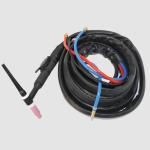 Súng hàn TIG WP18 làm mát nước 250A 350A torch hàn argon công nghiệp cho máy hàn TIG AC DC, phù hợp hàn inox nhôm thép dày, thiết kế chịu tải cao dùng cho xưởng cơ khí sản xuất liên tục