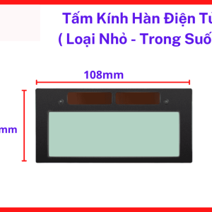 Tấm kính hàn điện tử loại nhỏ trong suốt linh kiện máy hàn laser bảo vệ kính chính chống bụi và tia bắn thiết kế nhỏ gọn dễ thay thế phù hợp nón hàn điện tử và xưởng cơ khí