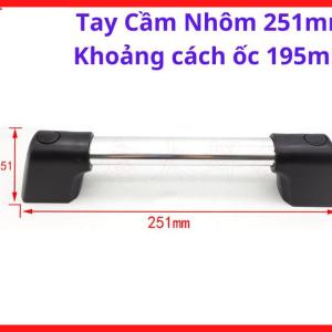 Tay Cầm Nhôm 251mm Khoảng Cách Ốc 195mm, Tay Xách Nhôm Thiết Bị Điện, Phụ Kiện Máy Hàn, Thiết Bị Công Nghiệp Và DIY, linh kiện máy hàn.