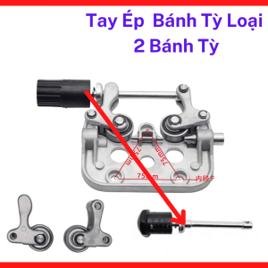 Tay Bánh Tỳ Máy Hàn CO2 Loại 2 Bánh Tỳ, Phụ Kiện Máy Hàn MIG Dùng Trong Xưởng Cơ Khí Và Gia Công Kim Loại, kho linh kiện máy hàn.