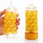 TENGA ARTE Weave Drape cốc thủ dâm nam tái sử dụng với chất liệu Elastomer mềm đàn hồi, thiết kế nghệ thuật Nhật Bản, cấu trúc bên trong tạo kết cấu tiếp xúc khác biệt, có thể vệ sinh và bảo quản sau mỗi lần dùng