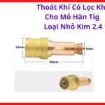 Thoát Khí Có Lọc Khí TIG 2.4mm Loại Nhỏ, Phụ Kiện Máy Hàn TIG Tạo Luồng Khí Argon Ổn Định, Hỗ Trợ Hàn Góc Hẹp, Hàn Inox Mỹ Nghệ, Gia Công Thép Không Gỉ Và Các Chi Tiết Cơ Khí Cần Mối Hàn Sạch Đẹp,  Linh Kiện Hàn Cắt