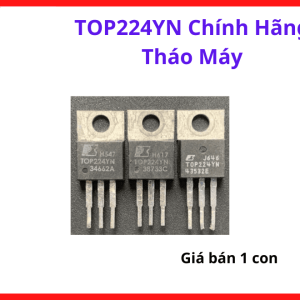 IC TOP224YN chân cắm ba chân ôm khít chip xử lý công suất lớn, vi mạch tích hợp quản lý năng lượng điều tiết dòng mồi ổn định d dứt khoát, linh kiện máy hàn điện tử inverter tốt mới tháo máy, linh kiện máy hàn.