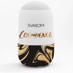 Trứng thủ dâm SVAKOM Hedy X nhỏ gọn, cốc thủ dâm nam thiết kế dạng trứng cầm tay, sử dụng thủ công không cần pin hay sạc điện, phù hợp nam giới trưởng thành tìm kiếm thiết bị chăm sóc cá nhân kín đáo tại nhà