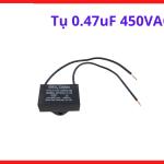 Tụ 0.47uF 450VAC, Tụ CBB Polypropylene Chịu Điện Áp Cao, Tụ Quạt Điện, Máy Bơm Nước, Động Cơ 1 Pha, Tụ Khởi Động Và Tụ Ngậm, Linh Kiện Điện Dân Dụng Và Công Nghiệp, Hoạt Động Ổn Định, Độ Bền Cao