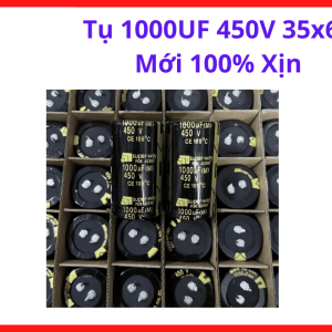 Tụ lọc nguồn 1000UF 450V thân lớn 35x60mm dành cho máy hàn MIG TIG Plasma và biến tần công nghiệp, linh kiện máy hàn.