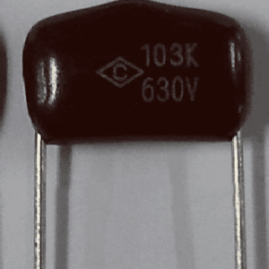 Tụ 103J 630V, tụ CBB polyester 10nF điện áp cao cho máy hàn điện tử, máy cắt plasma, biến tần và bộ nguồn công nghiệp tần số cao, linh kiện máy hàn.