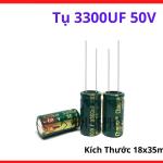 Tụ 3300uF 50V Capacitor, Tụ Hóa Nhôm Chuyên Dùng Cho Nguồn Xung, Mạch Điều Khiển, Bộ Nguồn Công Suất Lớn, UPS Và Thiết Bị Điện Tử Công Nghiệp, Khả Năng Lưu Trữ Năng Lượng Hiệu Quả, linh kiện máy hàn.