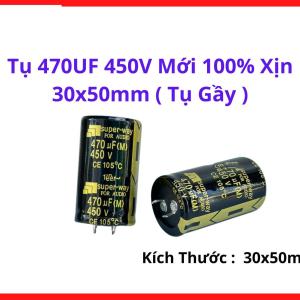 Tụ bus DC 470UF 450V mới 100% kích thước 30x50mm dành cho kỹ thuật viên sửa chữa máy hàn và nguồn điện tử, linh kiện máy hàn.