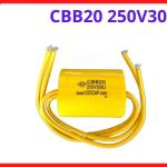 Tụ CBB20 306J 250V 30µF polypropylene capacitor dùng cho nguồn xung công nghiệp, máy hàn inverter, UPS, giúp giảm dao động điện áp và bảo vệ hệ thống điện tử công suất lớn, linh kiện máy hàn.