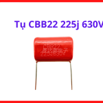 Tụ điện CBB22 225J 630V 2.2uF, Metallized Polypropylene Film Capacitor, tụ film ESR thấp cho nguồn switching power supply, inverter, UPS, mạch công suất, bo mạch điện tử và thiết bị điều khiển, linh kiện máy hàn.