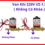 Van Điện Từ Khí Nén 220V VZ-1.5 Không Khóa, Van Khí Máy Hàn Công Nghiệp, Điều Khiển Khí Argon CO2, Thiết Kế Nhỏ Gọn, Đóng Mở Ổn Định, linh kiện máy hàn.