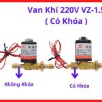 Van Khí Máy Hàn VZ-1.5 220V Có Khóa, Van Solenoid 2 Chiều Thường Đóng, Điều Khiển Khí Argon Chính Xác, Phụ Tùng Máy Hàn TIG MIG Plasma, Thân Đồng Chống Ăn Mòn, Dễ Lắp Đặt, linh kiện máy hàn.