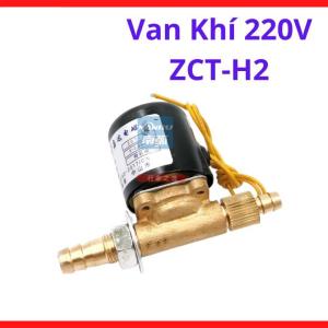 Van Khí 220V ZCT-H2, Van Điện Từ Máy Hàn MIG CO2 Công Nghiệp, Solenoid Valve AC220V Điều Khiển Khí Argon CO2 Tự Động, Van Khí Thường Đóng, Linh Kiện Máy Hàn, Độ Kín Khí Cao, Chuyên Dùng Hệ Thống Hàn Công Nghiệp