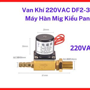 Van Khí Máy Hàn MIG DF2-3-B 220VAC, Van Điện Từ Điều Khiển Khí Bảo Vệ, Ren M10x1, Dùng Cho Máy Hàn CO2, Máy Hàn MIG MAG, Hệ Thống Cấp Khí Tự Động Và Thiết Bị Hàn Công Nghiệp, linh kiện máy hàn.