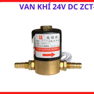 Van Khí Argon ZCT-5 DC24V, Solenoid Valve Máy Hàn TIG, Điều Khiển Lưu Lượng Khí Chính Xác, Hỗ Trợ Chất Lượng Mối Hàn Ổn Định, linh kiện máy hàn.