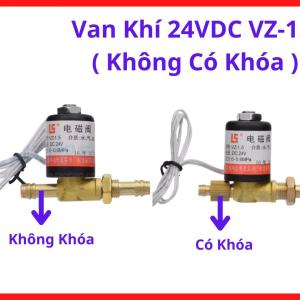 Van Khí CO2 VZ-1.5 24VDC Không Khóa, Van Điện Từ Máy Hàn MIG, Bộ Cấp Dây Hàn Pana, Điều Khiển Khí Nhanh, Giảm Thất Thoát Khí Bảo Vệ, linh kiện máy hàn.