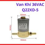 Van Điện Từ Q22XD-5 AC36V, Van Khí Máy Hàn MIG MAG, Điều Khiển Đóng Mở Khí Bảo Vệ Hồ Quang, Lưu Lượng Khí Lớn, Dùng Cho Hệ Thống Hàn Công Nghiệp, Máy Cắt Plasma Và Thiết Bị Khí Nén