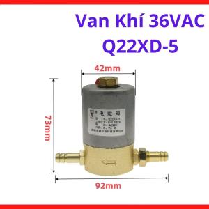 Van Điện Từ Q22XD-5 AC36V, Van Khí Máy Hàn MIG MAG, Điều Khiển Đóng Mở Khí Bảo Vệ Hồ Quang, Lưu Lượng Khí Lớn, Dùng Cho Hệ Thống Hàn Công Nghiệp, Máy Cắt Plasma Và Thiết Bị Khí Nén