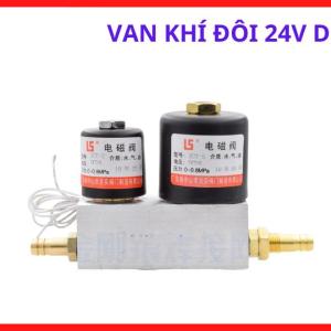 Van Solenoid Đôi 24VDC, Van Khí 5/2 Double Coil, Điều Khiển Xi Lanh Khí Nén Hai Chiều, Dùng Trong Máy Hàn Và Thiết Bị Công Nghiệp, linh kiện máy hàn.